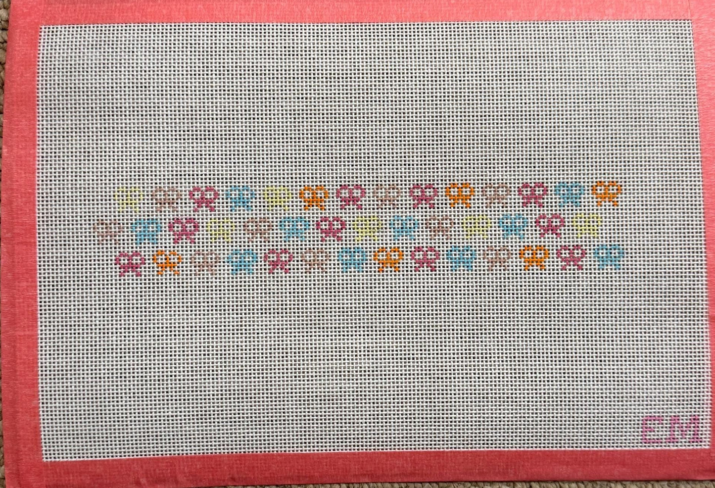 Bow Needlepoint Canvas