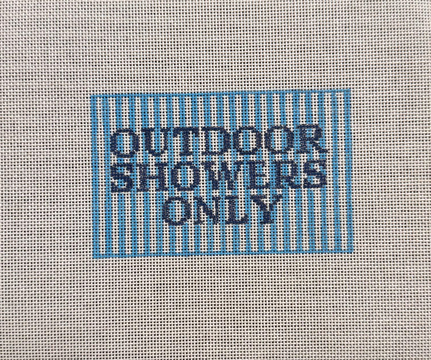 Outdoor showers only