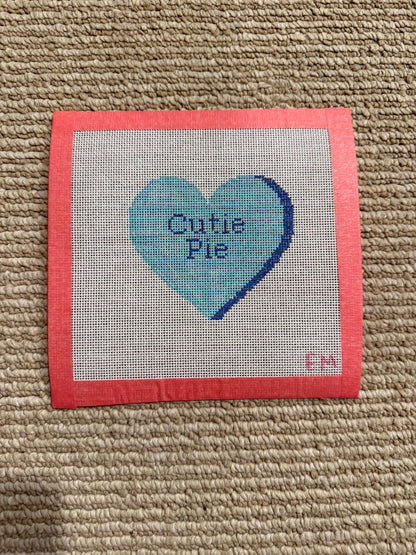 Conversation hearts 18 Mesh Needlepoint Canvas