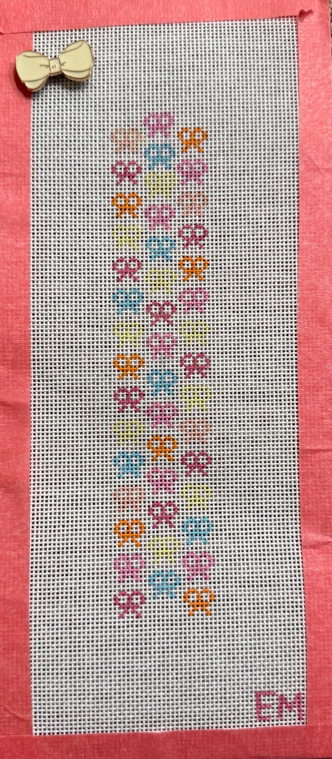 Bow Needlepoint Canvas