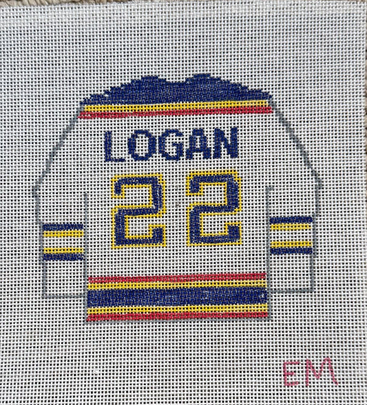 Logan Briar U hockey jersey