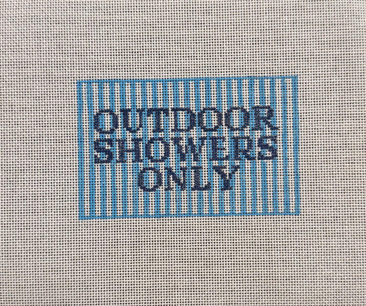 Outdoor showers only