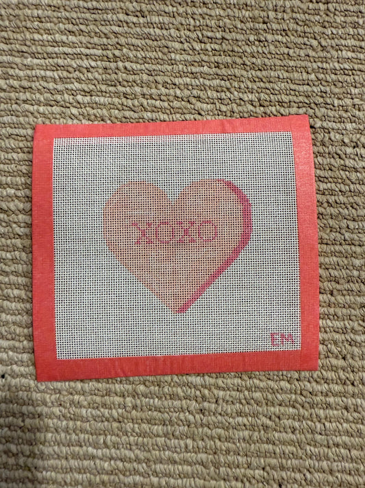 Conversation hearts 18 Mesh Needlepoint Canvas