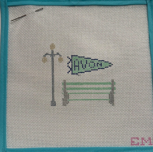 Avon bench  Needlepoint Canvas