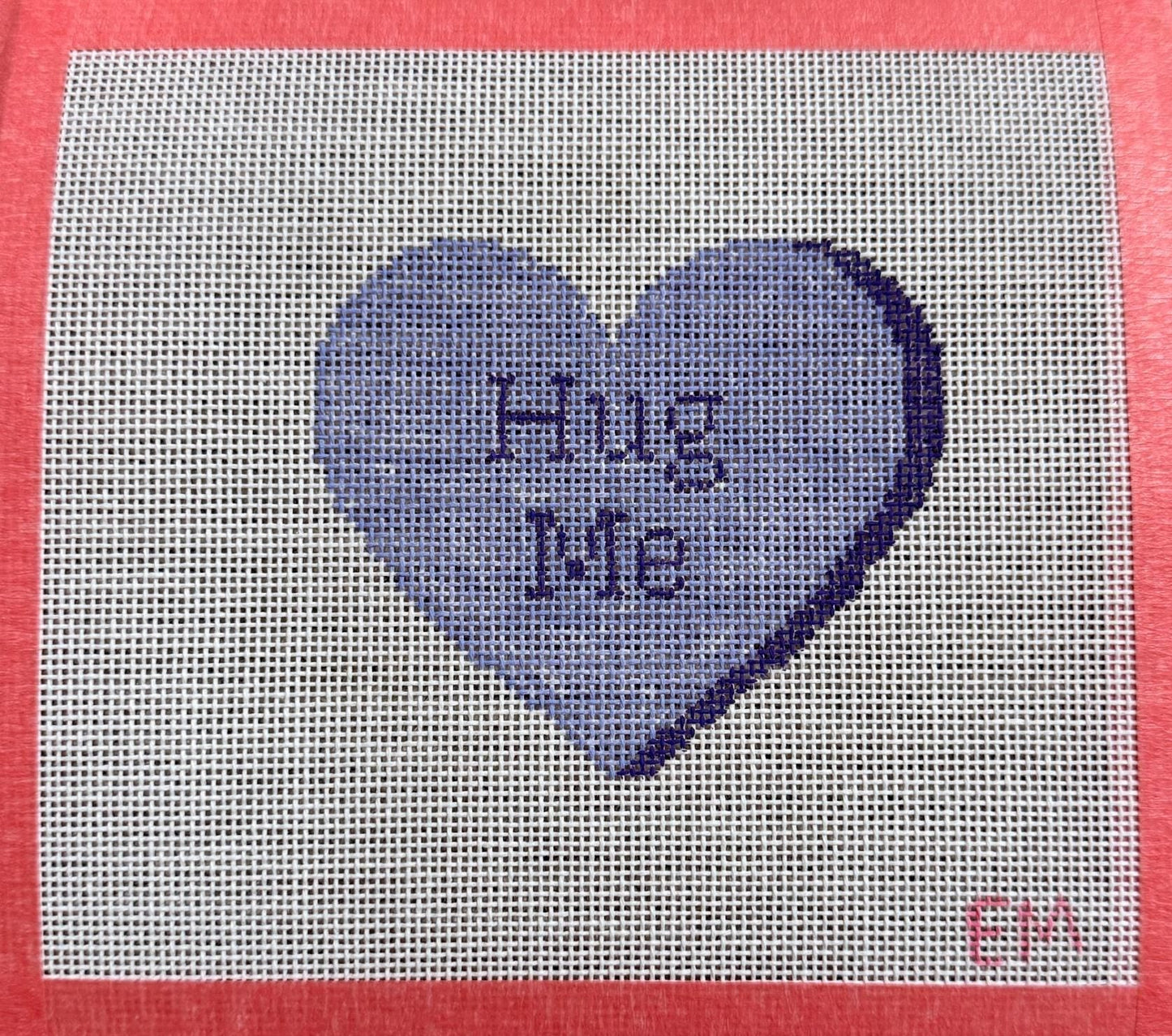 Conversation hearts Set 18 mesh needlepoint Canvases